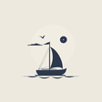 Sailboat ... icon