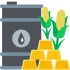 Commodity prices feed icon